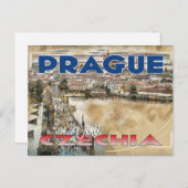 Prag, Besuch Tschechien... Postkarte (Vorne/Hinten)