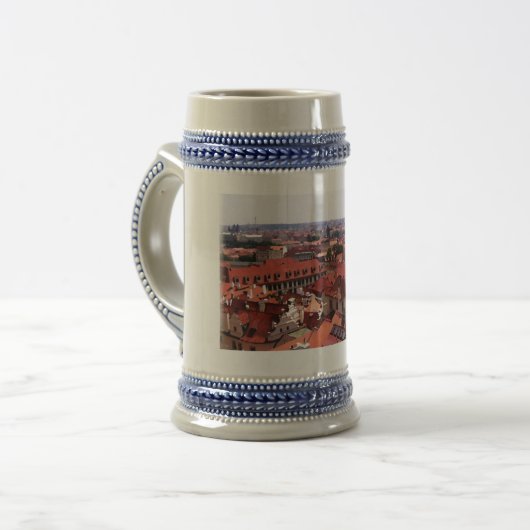 Prag-Bier-Tasse Bierglas (Vorderseite Links)