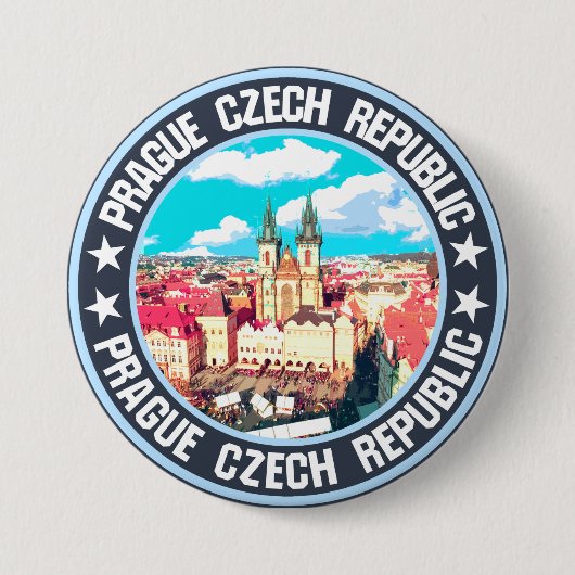 Prag Button (Vorderseite)