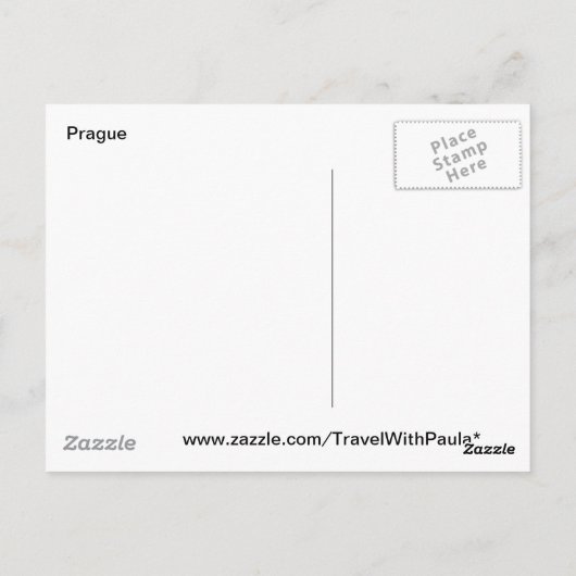 Prag Cards Postkarte (Rückseite)