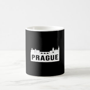 Prag City Cityscape Skyline Funny Gift Idea Kaffeetasse