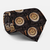 Prag Clock Decoration Neck Tie Krawatte (Gerollt)