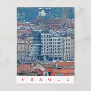 Prag Dancing House Blick Postkarte