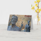 Prag Denkmal Karte (Gelbe Blume)