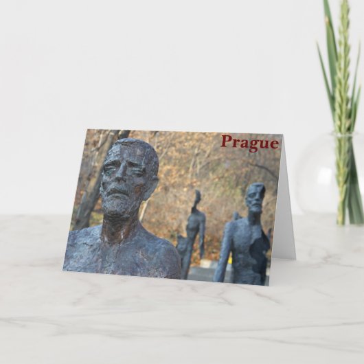 Prag Denkmal Karte (Vorderseite)