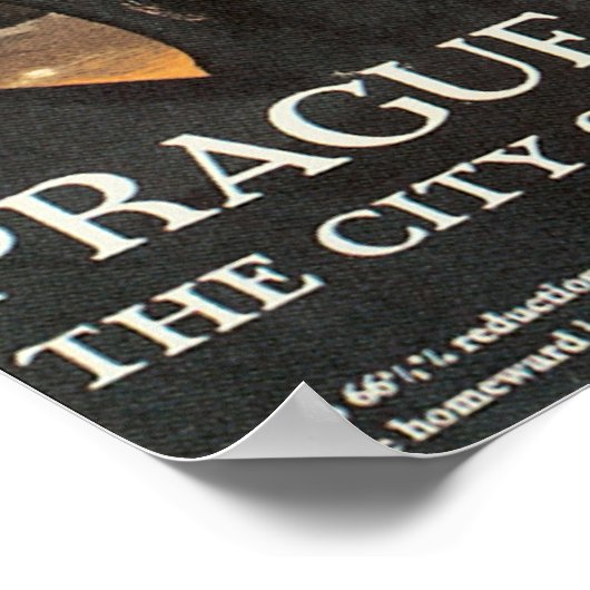 Prag, Die Stadt der Kunst Poster (Ecke)