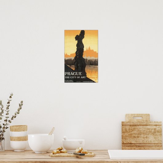 Prag, Die Stadt der Kunst Poster (Küche)