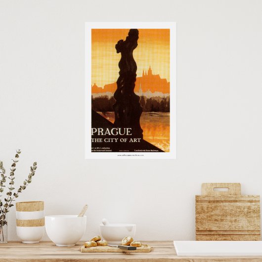 Prag - Die Stadt der Kunst Poster (Küche)