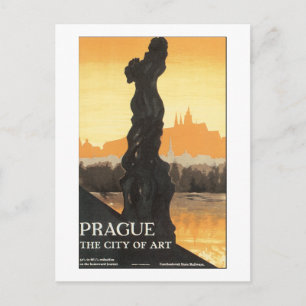 Prag Die Stadt der Kunst Postkarte
