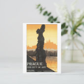 Prag, Die Stadt der Kunst Postkarte (Stehend Vorderseite)