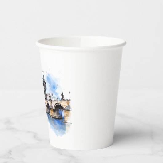 Prag, ein Wink der Geschichte Pappbecher (Links)