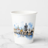 Prag, ein Wink der Geschichte Pappbecher (Vorderseite)
