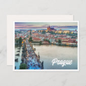 Prag Foto Postcard Postkarte (Vorne/Hinten)