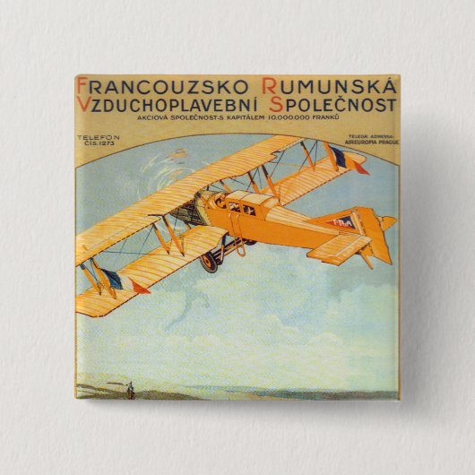 Prag ~ Franco Roumanie Button (Vorderseite)