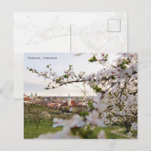 Prag Frühling, Tschechien Reisefoto Postkarte