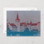 Prag Goldene Stadt Postkarte (Vorne/Hinten)