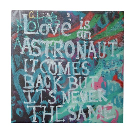 Prag-Graffiti Fliese (Vorderseite)