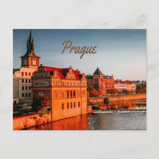 Prag Hauptstadt der Tschechischen Republik Postkarte (Vorderseite)