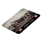 Prag, Hradcany & Charles Bridge / Tschechien Magnet (Linke Seite)