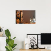 Prag im Nachtdruck Poster (Heimbüro)