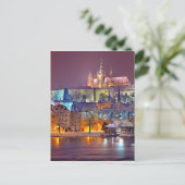 Prag im Winter Postkarte (Stehend Vorderseite)