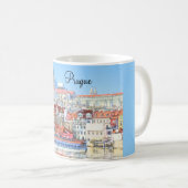 Prag in der Pastell-Tasse Kaffeetasse (VorderseiteRechts)