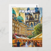Prag, Joyau Postkarte (Vorne/Hinten)