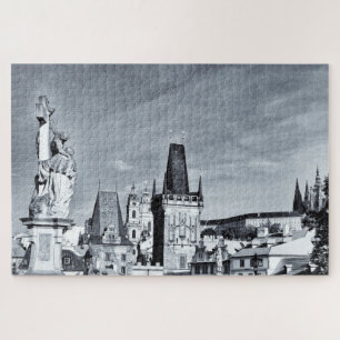 Prag & Karlsbrücke, Hradschin-Burg /vintage Puzzle