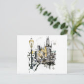 Prag - Karlsbrücke Postkarte (Stehend Vorderseite)