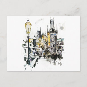 Prag - Karlsbrücke Postkarte