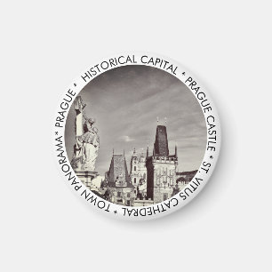 Prag, Karlsbrücke, Schloss - Tschechien Magnet