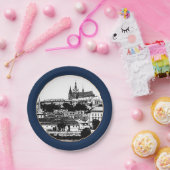 Prag, Kathedrale, Burg - Tschechien (Party) Papier Pappteller (Party)