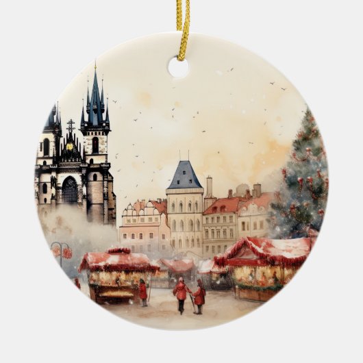 Prag Keramik Ornament (Vorne)