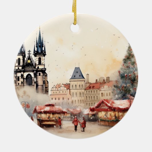 Prag Keramik Ornament (Hinten)