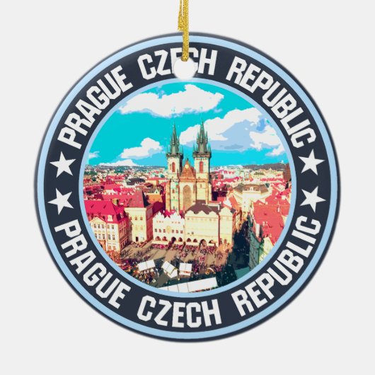 Prag Keramik Ornament (Hinten)