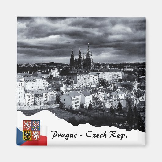 Prag Magnet, Tschechien, Prager Burg Magnet (Vorne)