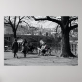 Prag - Mala Strana Ansicht mit selektiver Farbe Poster (Vorne)