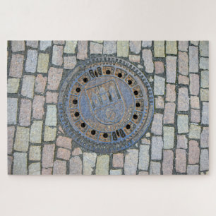 Prag Manhole Cover, Tschechische Republik Puzzle