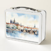 Prag Metall Brotdose (Rückseite)