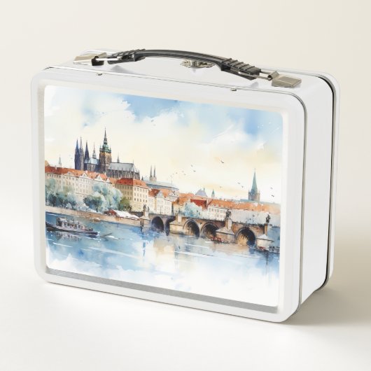 Prag Metall Brotdose (Rückseite)