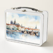 Prag Metall Brotdose (Vorderseite)