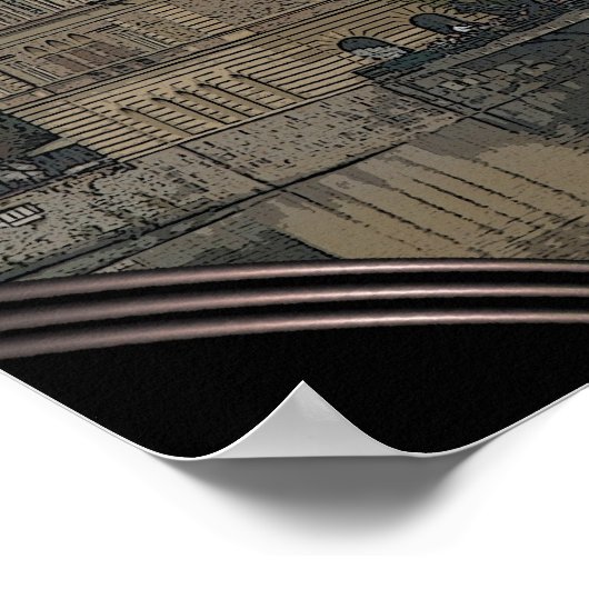 PRAG - Moldau Poster (Ecke)