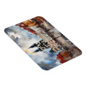 Prag Nacht in Tschechien Magnet (Rechte Seite)