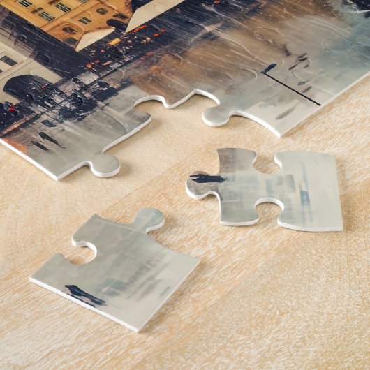 Prag Nacht in Tschechien Puzzle (Seite)