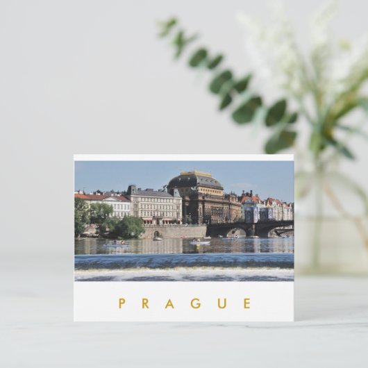 Prag - Nationaltheater Postkarte (Stehend Vorderseite)