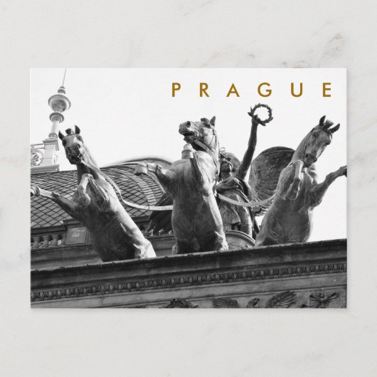 Prag - Nationaltheater Postkarte (Vorderseite)
