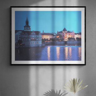 Prag Night Fine Art Fotografy Print Poster
