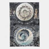 Prag Orloj Geschirrtuch (Vertikal)