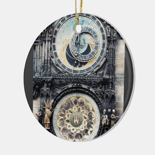 Prag Orloj Keramikornament (Links)
