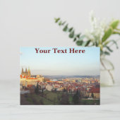 Prag Panoramakarte individuell anpassbar (Stehend Vorderseite)